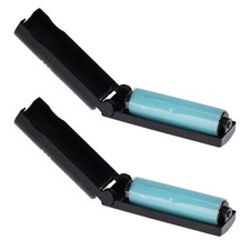 2x Foldable Lint Roller Washable Travel Clothes Roll Pet Hair Clothes Brush