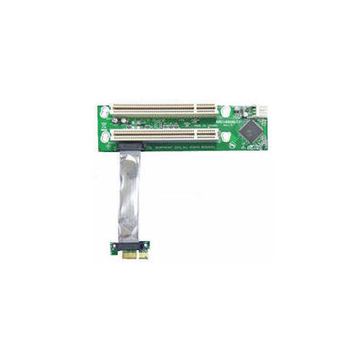RC1-EB262-C7 Single PCIe x1 to dual PCI-32 flexible riser w/7cm ribbon