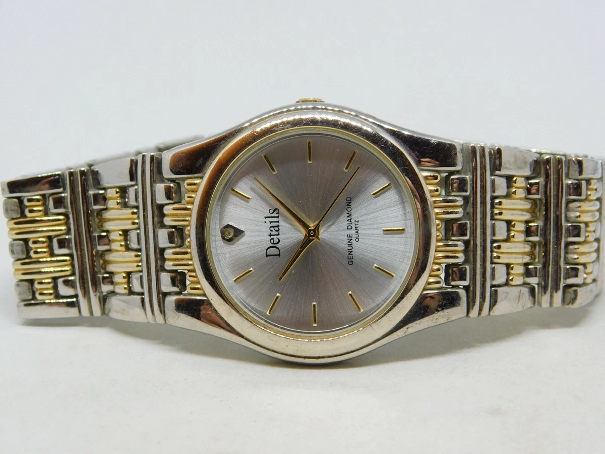 Genuine diamond quartz watch price hot sale