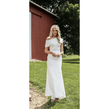 BADGLEY MISCHKAAsymmetrical One-Shoulder Gown