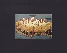8X10" Matted Print Graffiti Street Art Picture: by Ropas