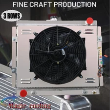 For 84-95 Toyota Pickup 4Runner SR5 LN67 2.4L L4 3-Row Radiator Shroud Fan Kits