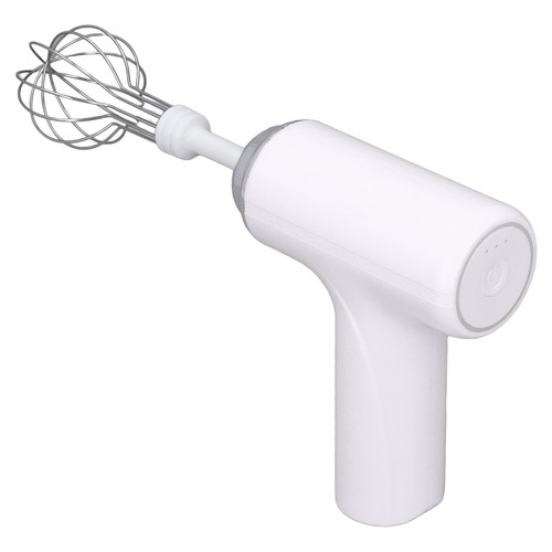 (White)Electric Cordless Hand Mixer Handheld Egg Whisk AN - Picture 4 of 22