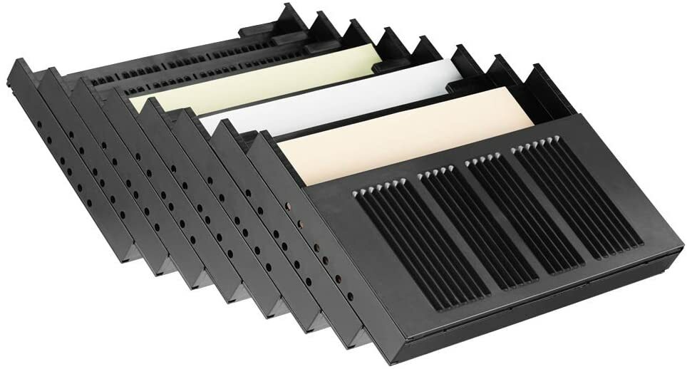 Schrägablage 32,8 x 21,2 x 2,8 cm schwarz Schubablage Rollcontainer - OVP