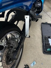 Side Flat License Plate Relocation Holder Bracket for Suzuki Hayabusa 1999-now