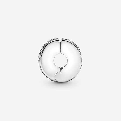 PANDORA Charm für Pandora Moments Klarer Pavé Clip 925 Sterlingsilber 791817CZ - Bild 3 von 8