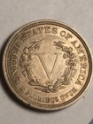 Uncirculated 1883 Liberty V Nickel No Cents With Two Retained CUDS — photo 2