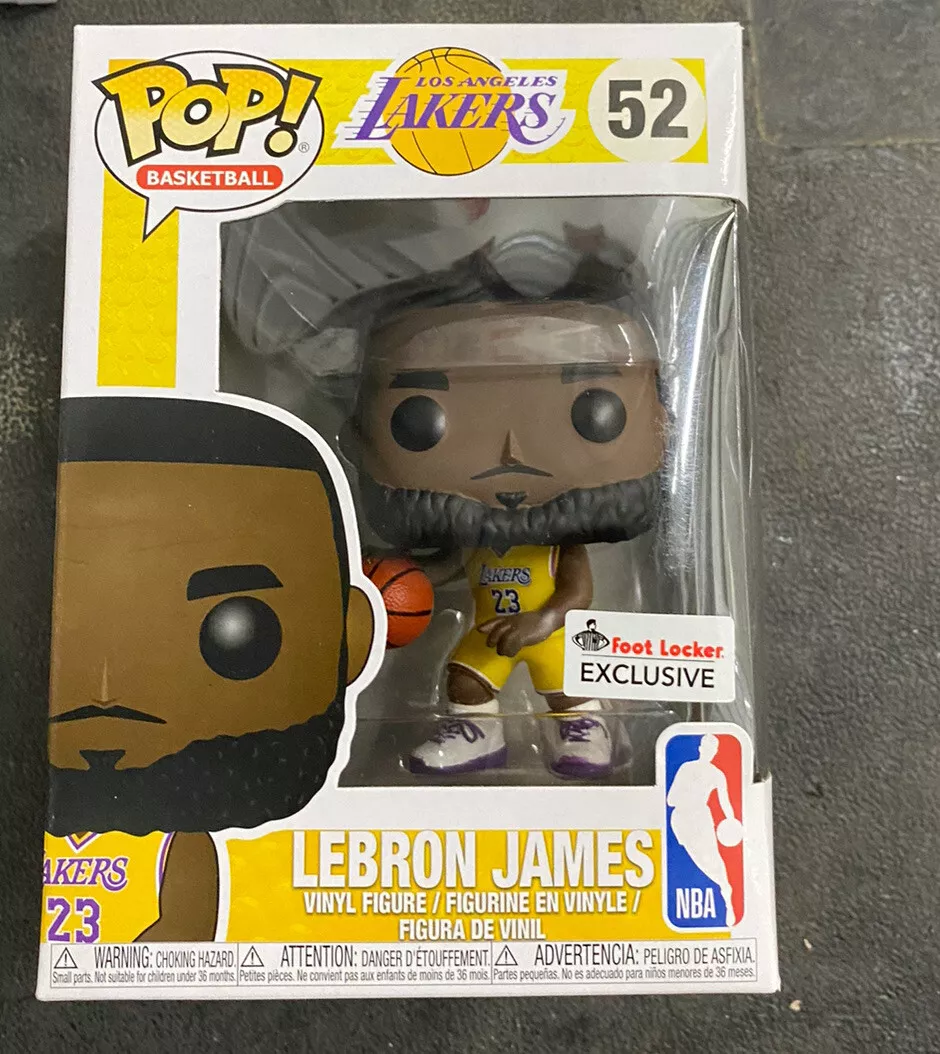 Funko Pop! LeBron James Lakers #52 Yellow Jersey - Footlocker Exclusive IN  HAND