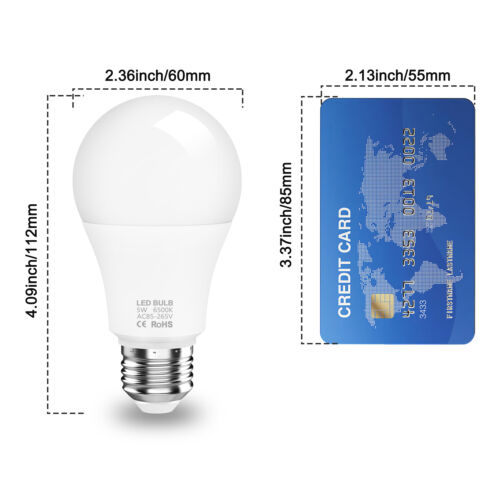 E26 6500K LED Light Bulbs 50W 90W 150W 180W Watt Equivalent E27 Bright Daylight - Picture 28 of 71