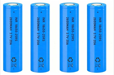 #ad 4 Pack 3.7V 2600mAh Flat Top Rechargeable Batteries for Flashlight $9.89
