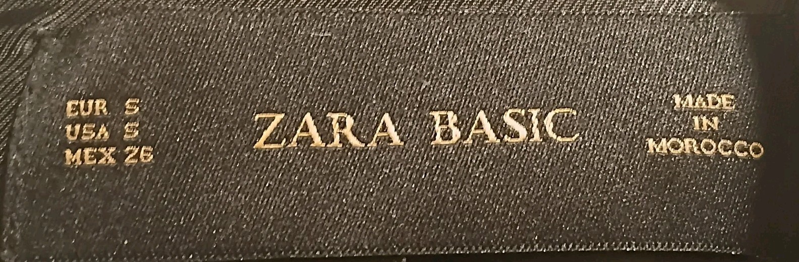 Zara Basic Patterned Jacket with Shoulder Pads Si… - image 4