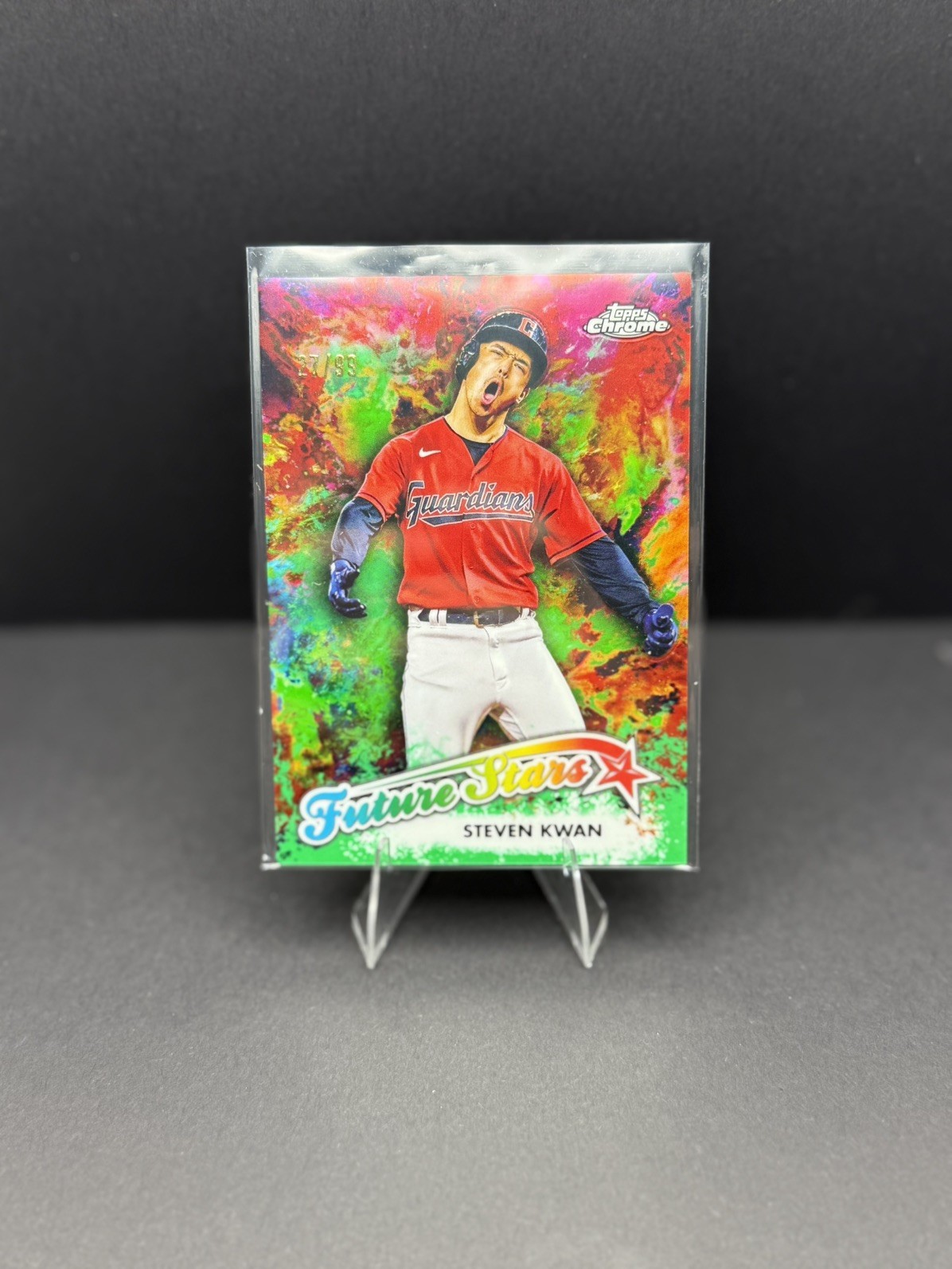 STEVEN KWAN /99 TOPPS CHROME FUTURE STARS GREEN GUARDIANS #FS-14 2023 23
