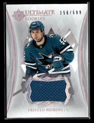 2023-24 Ultimate Collection - Rookies Jersey Tristen Robins #165 /599 (MEM, RC)
