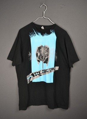 Arcade Fire Band Tee Vintage Y2K 2004 Funeral Tour Concert Merch T Shirt XL USA