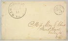1861 CONFEDERATE CIVIL WAR STAMPLESS COVER HANDSTAMP PAID - HARPERS FERRY PAID 3
