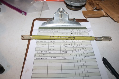 Beechcraft King Air B90 elevator tab control tube 50-524474-11