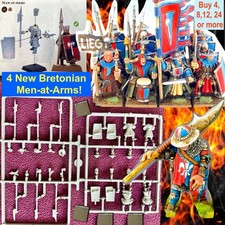 4 KINGDOM of BRETONNIA MEN-at-ARMS Games Workshop~WARHAMMER The Old World