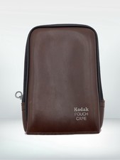 Vintage Kodak Water Resistant Camera Case Pouch Tote Belt Loop Clip Faux Leather