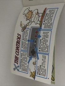 Panic Restaurant NES Nintendo Manual Aut&eacute;ntico NES-PR-USA Taito Raro