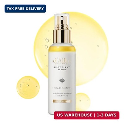 d'alba Piedmont Italian White Truffle First Spray Serum, Vegan Skin Care, Light-