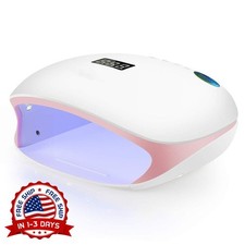 L mpara UV LED para u as, 48W, para esmalte de u as de gel con 4 temporizadores