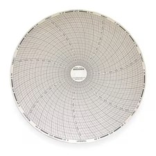 Dickson C439 Chart, 8 In, 0 To 250, 7 Day, Pk60