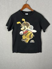 Super Mario Galaxy Wii Bee Mario Vintage 2007 Nintendo Promo Shirt Medium Size S