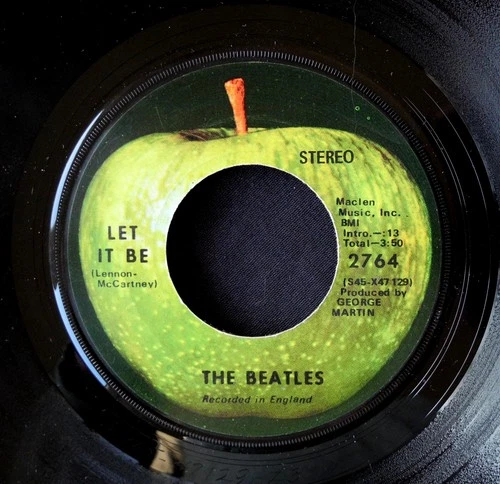 The BEATLES - Let It Be / You Know My Name Nr MINT '70 Apple 45 "Mfd by Capitol"