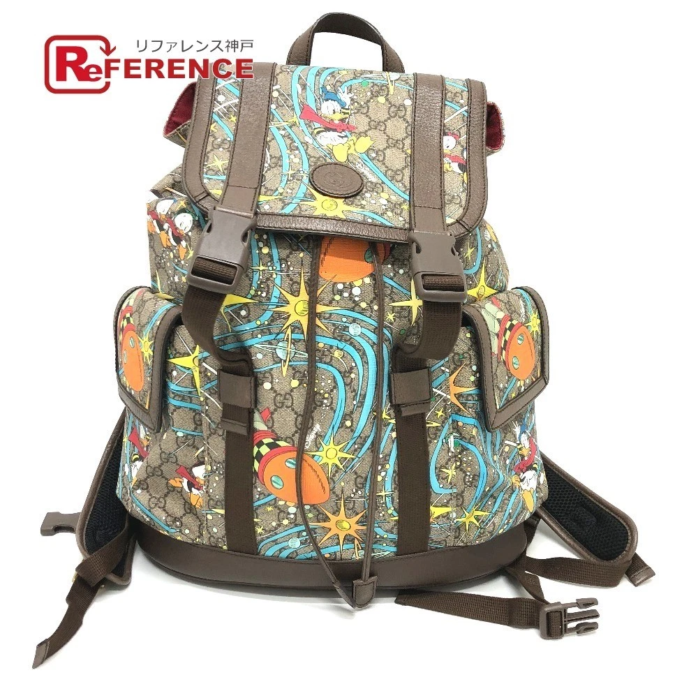 Sac à dos GUCCI 645051 Donald Duck DISNEY Disney GG Supreme sac à dos beige B
