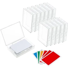 Skylety 6 Pieces Playing Card Case Holder Playing Card Box Game Organizers an...