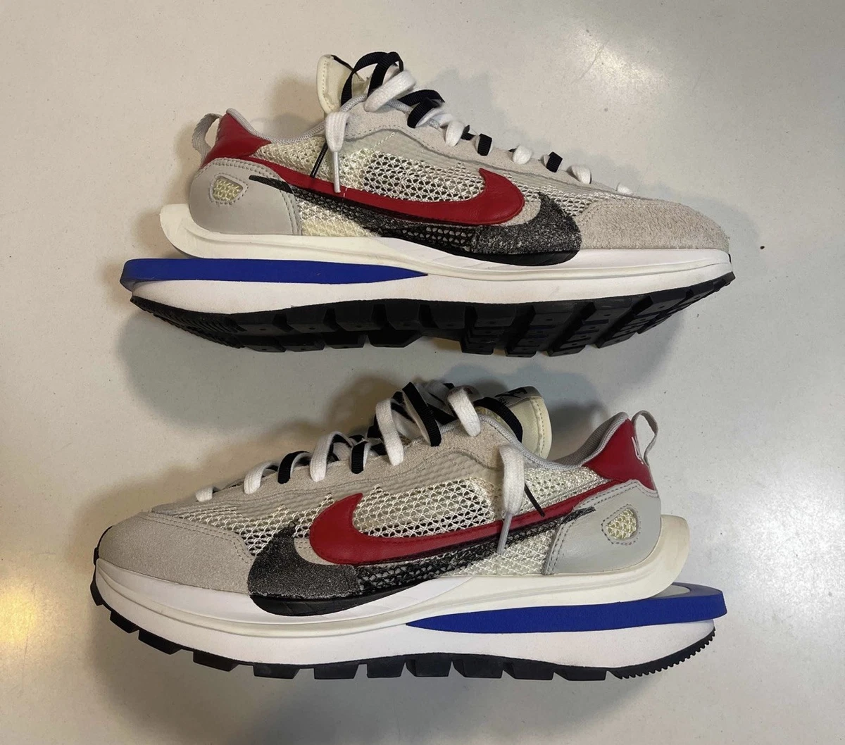 sacai x Nike VaporWaffle Sail for Sale | Authenticity Guaranteed 