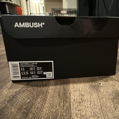 AMBUSH x Nike Air Force 1 Low SP Game Royal Blue Yellow DV3464-400 Sneaker