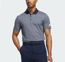 Adidas AdiClub Beyond Textured Polo Shirt JH1344 Mens Size Large