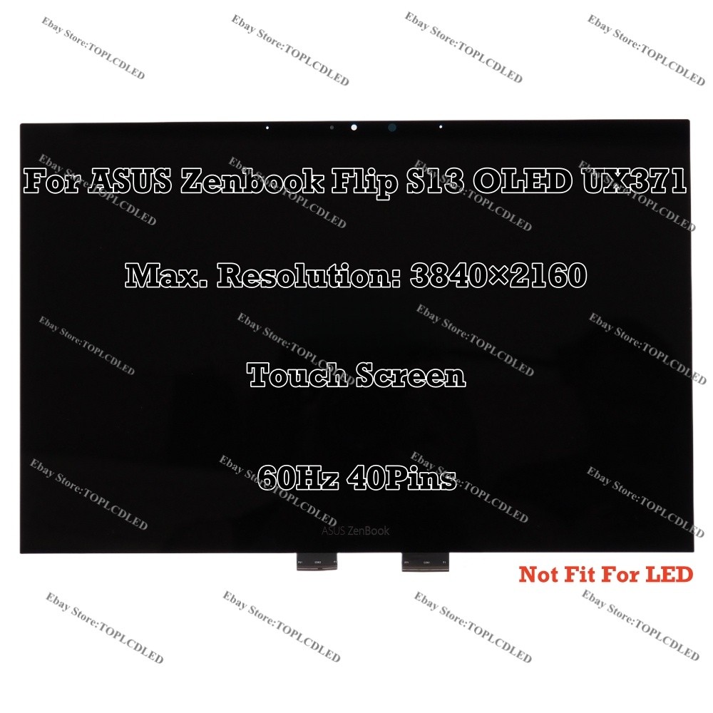 13.3"" LCD Assembly Touch Screen Display ASUS Zenbook Flip S13 OLED UX371EA 4K