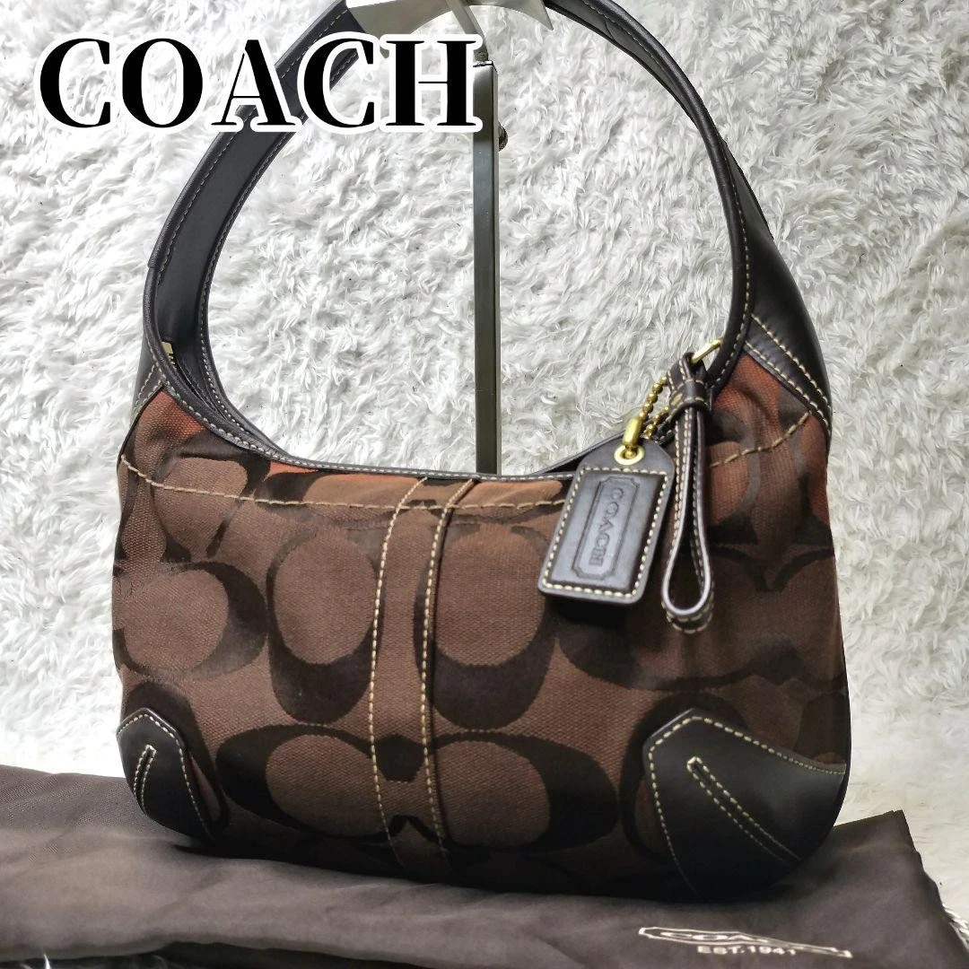 Coach Black Signature Hobo Bag for sale | eBay