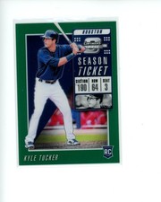 2019 Panini Contenders Optic Green Prizm #5 Kyle Tucker Rookie RC #d 14/50