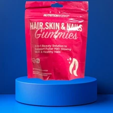 NUTRITIONWORKS  HAIR SKIN  & NAILS GUMMIES  3 IN 1 BEAUTY  SOLUTION TO SUPPORT
