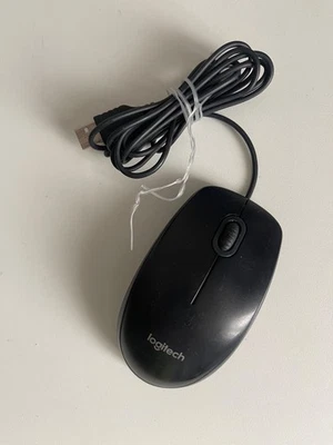 Logitech B100 USB Souris Standard avec Fil - Noir (910-003357) - Photo 1/4