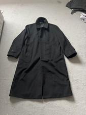 *rare* Givenchy Japan Raglan Cashmere Bal Collar Coat Medium IT48 Vintage Black