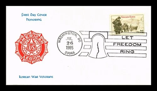 DR JIM STAMPS US COVER KOREAN WAR VETERANS FDC ALEXANDER HANDCRAFTED