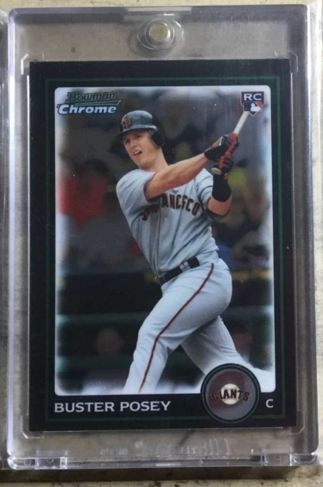 2010 BOWMAN CHROME BUSTER POSEY RC #BDP61 SHARP