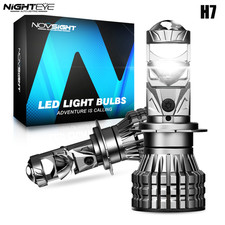Paar H7 Linsenlicht Birne Auto LED Scheinwerfer Halogen 120W 6500K Mit Zulassung