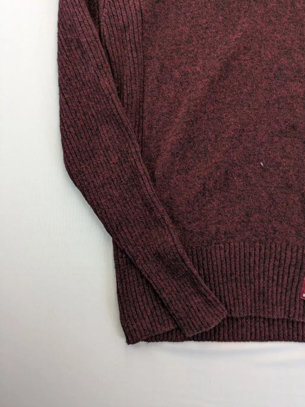 Infinity Man Herren Pullover Troyer Gr S Bordeaux Rot Strickpullover Alaska Zip image 6