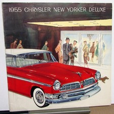1955 Chrysler New Yorker Deluxe Sale Brochure Newport St Regis Town Country