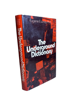 #ad Eugene E Landy The Underground Dictionary 1st Edition Hardback 1971 $74.99