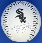 Frank Thomas Signed Autograph White Sox Team Stitch Logo MLB Baseball w/ Beckett