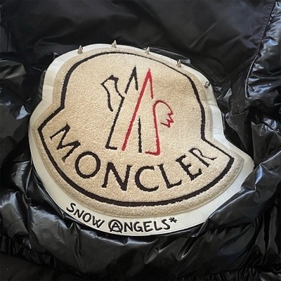 Moncler Genius DIS1 Snow Angels Black/Purple Down Puffer Jacket Men s 52