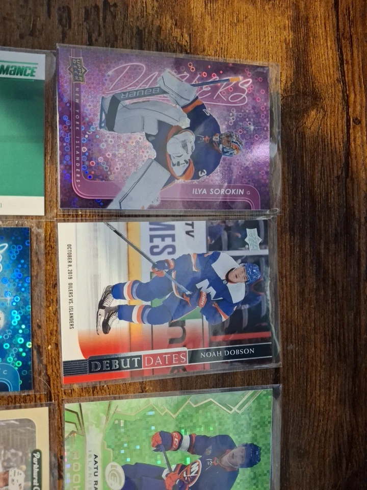 New York Islanders Lot Of 8 Cards As Pictured **Combine Ship ** - Image 4 of 4