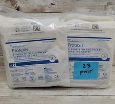 Protexis PI Blue w/Neu-Thera Surgical Gloves *23 Pair* Size: 8 *See Date*5/25