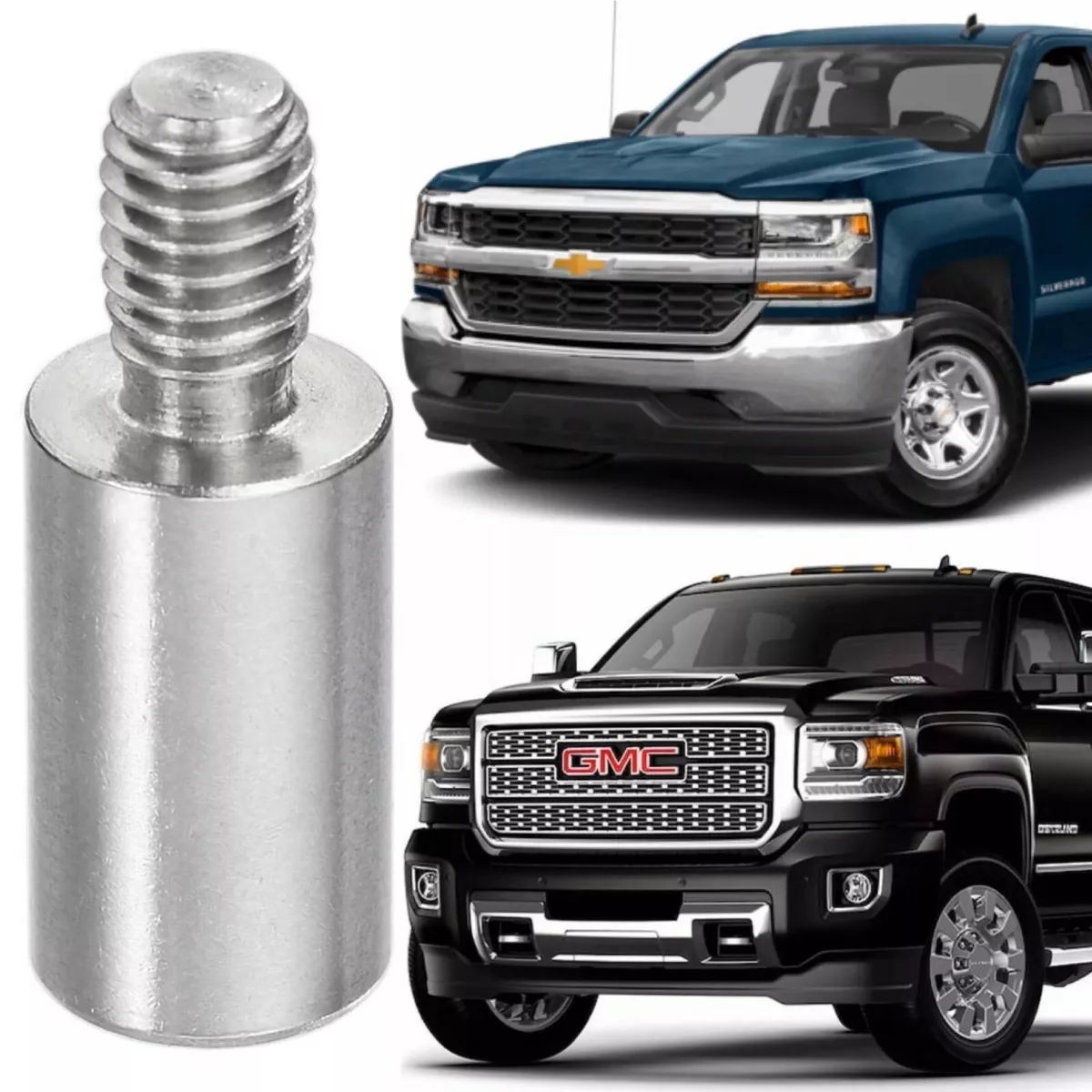 Antenna Adapter 7mm Female To 6mm Male For 2007 to 2023 Silverado